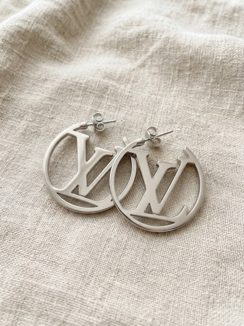 Silver Hoop Earrings - Designer-Inspired Women Jewelry